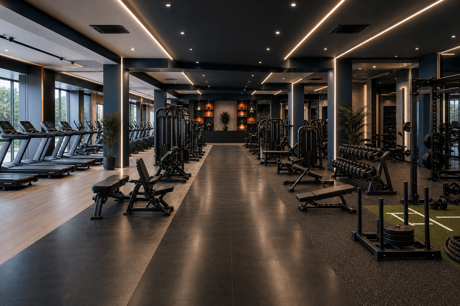 Commercial Gym Setup from Span Fitness Equipments