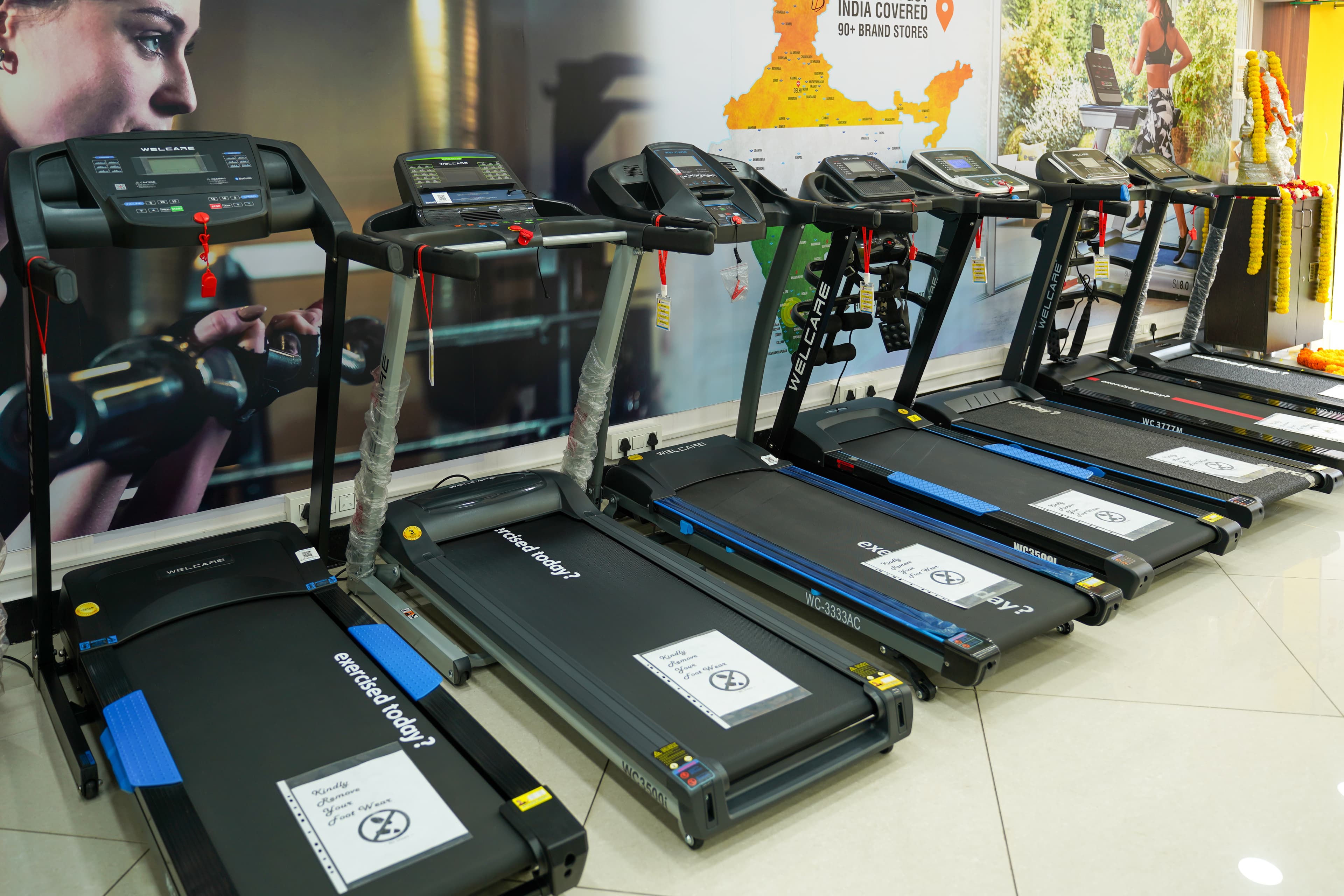 Showroom Gallery at Span Fitness Equipments